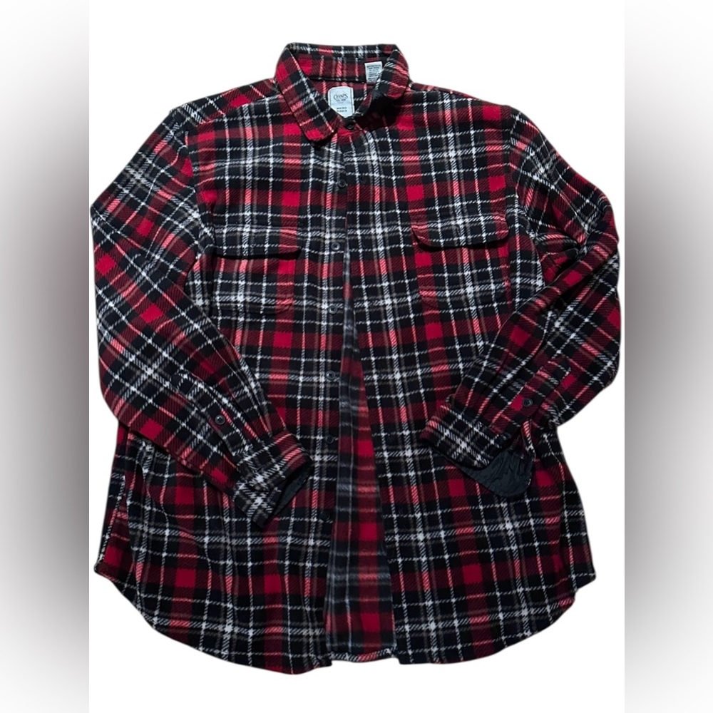 Vintage Chaps by Ralph Lauren microfleece Men's Shirt L